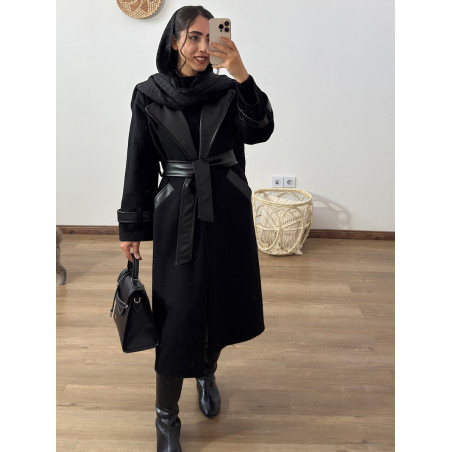 پالتو فوتر مشکی کد 211