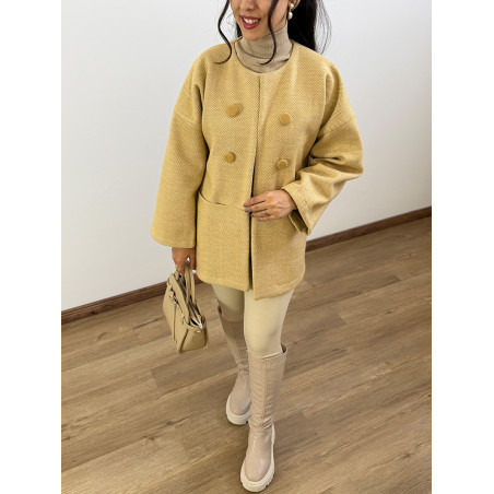 پالتو فوتر رنگ کره ای کد 214