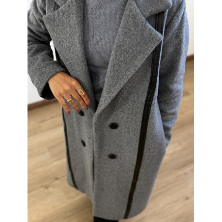 پالتو فوتر طوسی کد 215