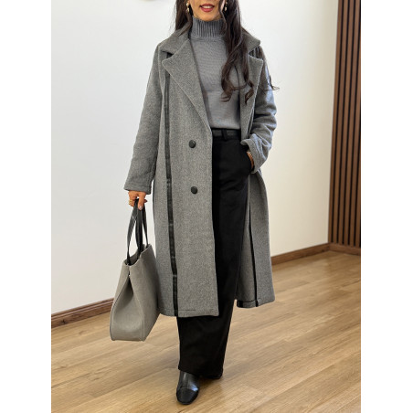 پالتو فوتر طوسی کد 215