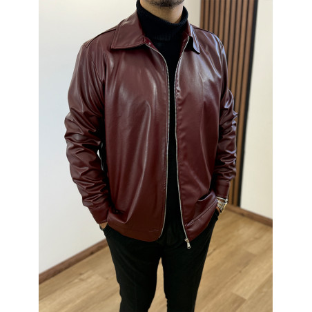 کت مردانه چرم چری کد 222