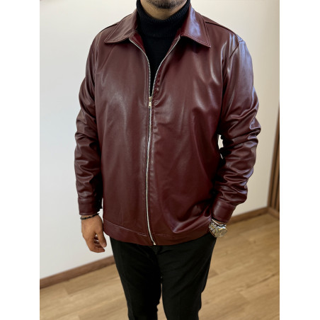 کت مردانه چرم چری کد 222