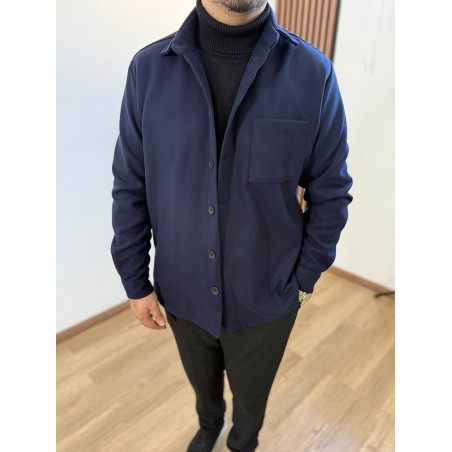 شکت مردانه سرمه ای کد 210