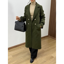 پالتو زنانه فوتر سبز کد 228