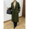 پالتو زنانه فوتر سبز کد 228