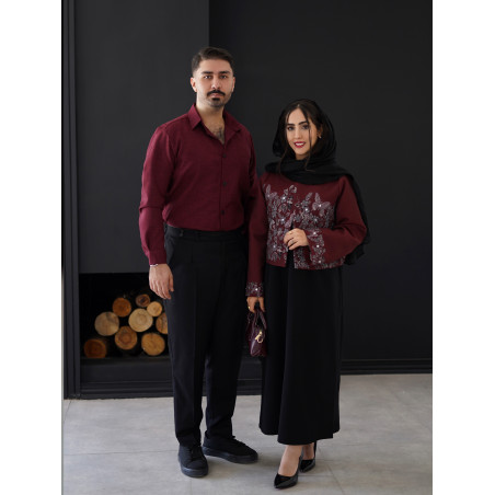 کت و پیراهن ژاکارد کد 231