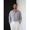 پیراهن مردانه طوسی کد 232