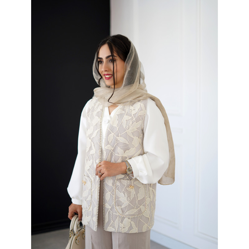 وست زنانه گیپور کد 235