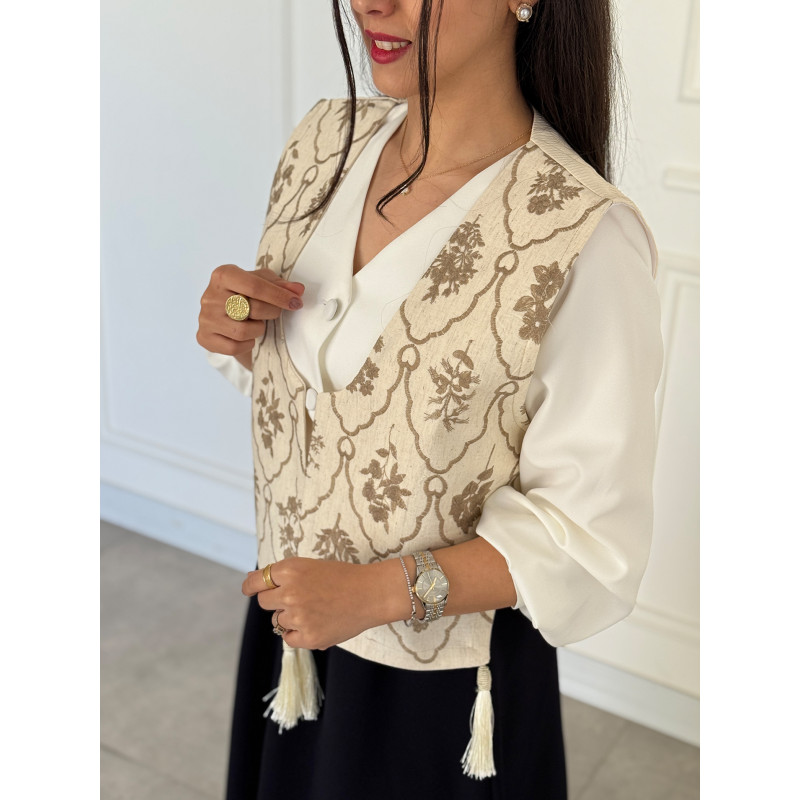 جلیقه سوزندوزی کد 243