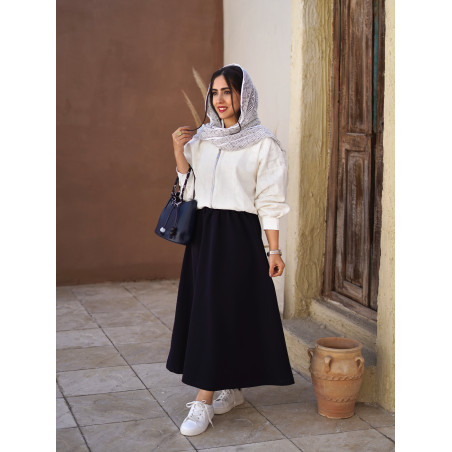 بامبر زنانه تور سوزندوزی کد 237