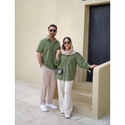 ست لینن سبز کد 428