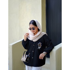 ست لینن مشکی کد 432