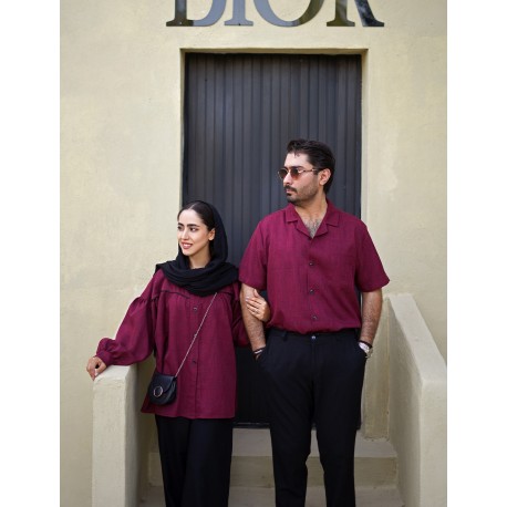 ست شانتون زرشکی کد 438