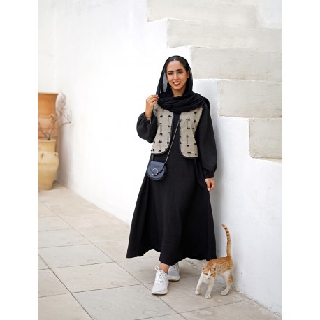 ست پیراهنی مشکی کد 444