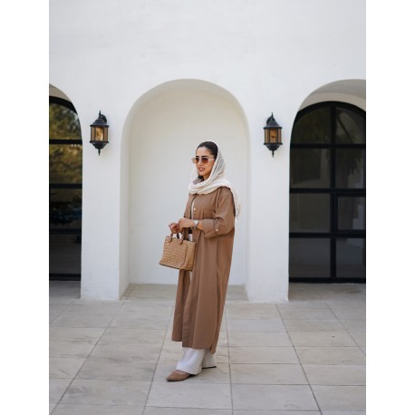 ست لینن حصیری نسکافه ای کد 447