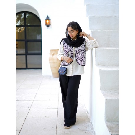 ست سوزندوزی مشکی کد 410