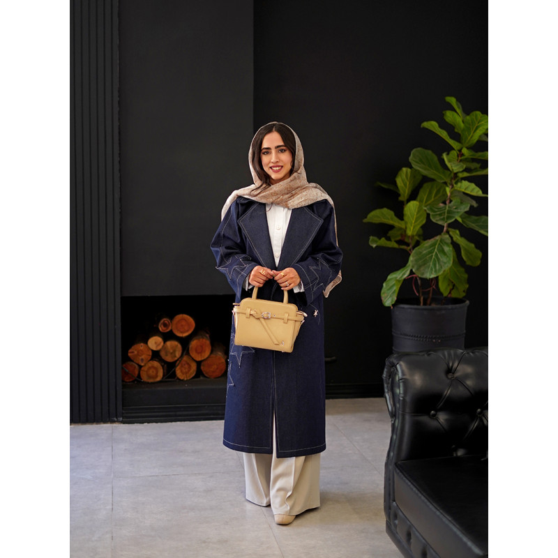 پالتو جین زنانه کد 201