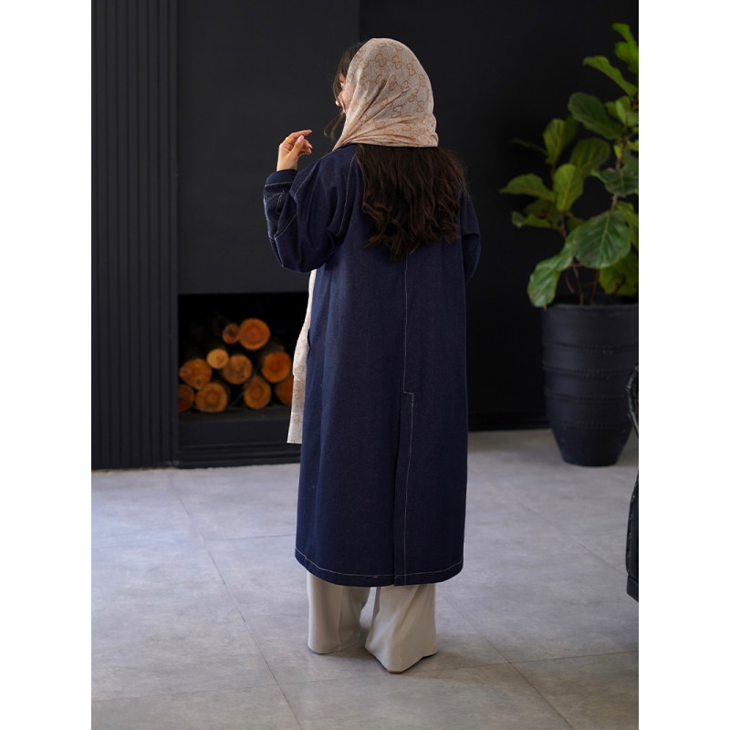 پالتو جین زنانه کد 201