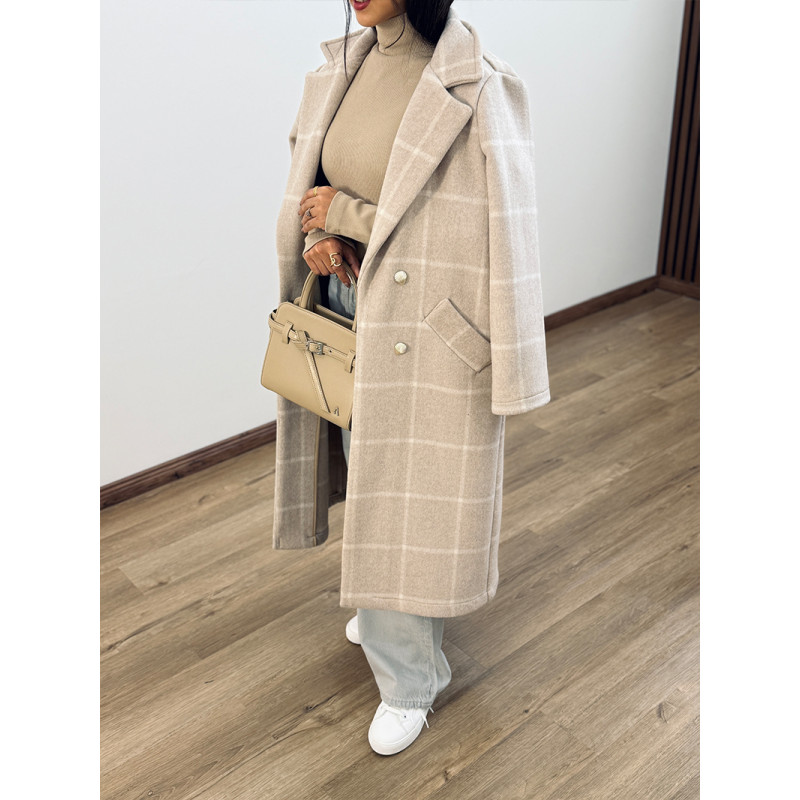 پالتو فوتر چارخانه کرم کد 207