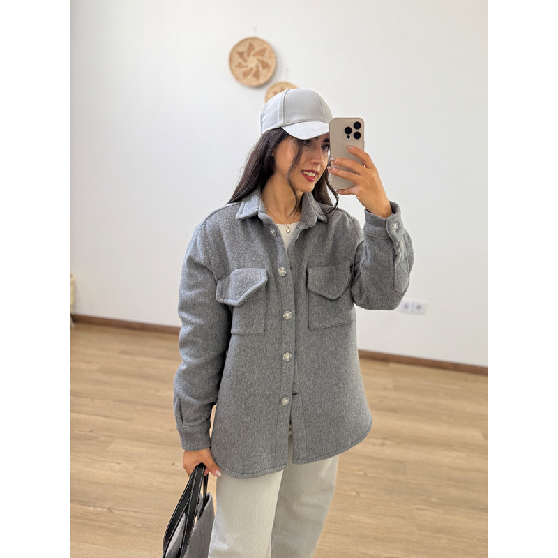 شکت زنانه طوسی کد 209